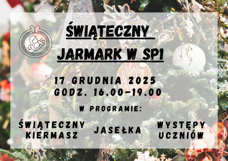 ZAPROSZENIE NA ŚWIĄTECZNY JARMARK