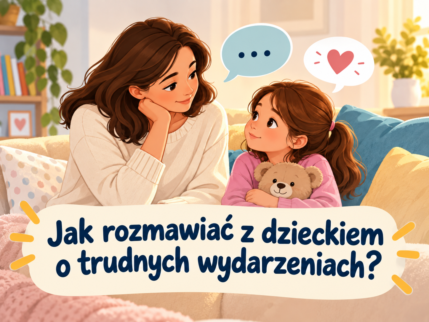 JAK ROZMAWIAĆ Z DZIECKIEM O TRUDNYCH WYDARZENIACH